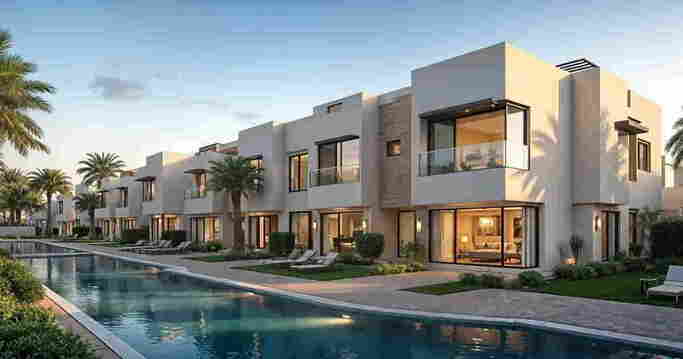 Buy Villa in Dubai Modern Dubai villa community with spacious homes, landscaped surroundings and premium lifestyle amenities