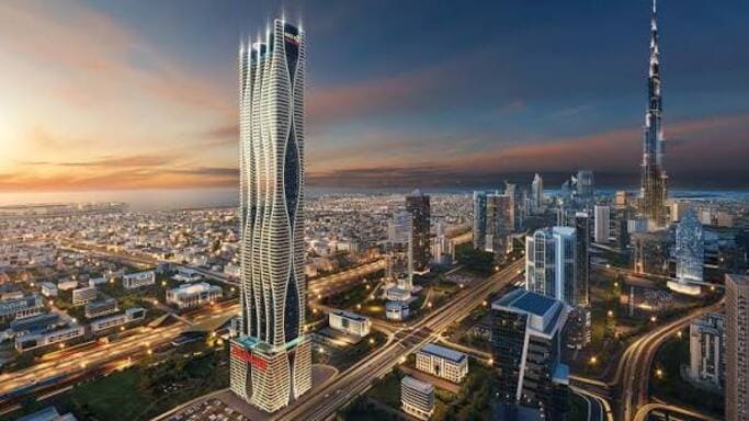 Dubai Off-Plan Property Buying Guide Modern Dubai residential development representing an off-plan property investment guide for buyers