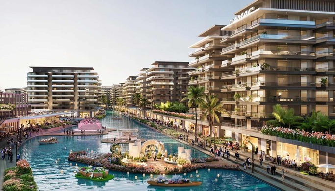 DAMAC off-plan properties Dubai Luxury DAMAC off-plan properties Dubai showcasing modern homes and premium community living
