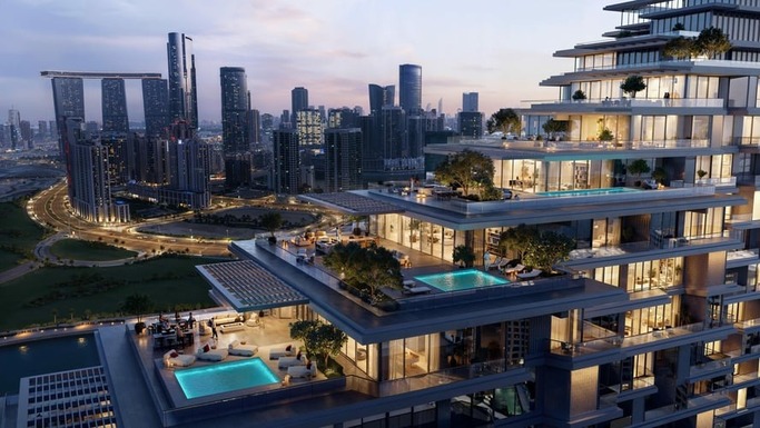 Luxury off plan apartments Dubai Premium Dubai residential towers showcasing luxury off plan properties and modern living spaces