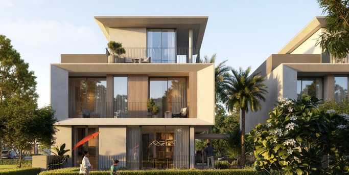 Off-plan villas Dubai Contemporary Dubai villa community illustrating off-plan property opportunities for buyers and investors