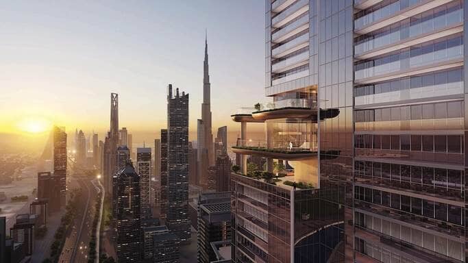 Modern luxury residences representing Sobha Realty off-plan projects Dubai